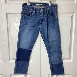 PacSun Jeans Vintage Skinny Raw Hem Two-Tone Design Size 30